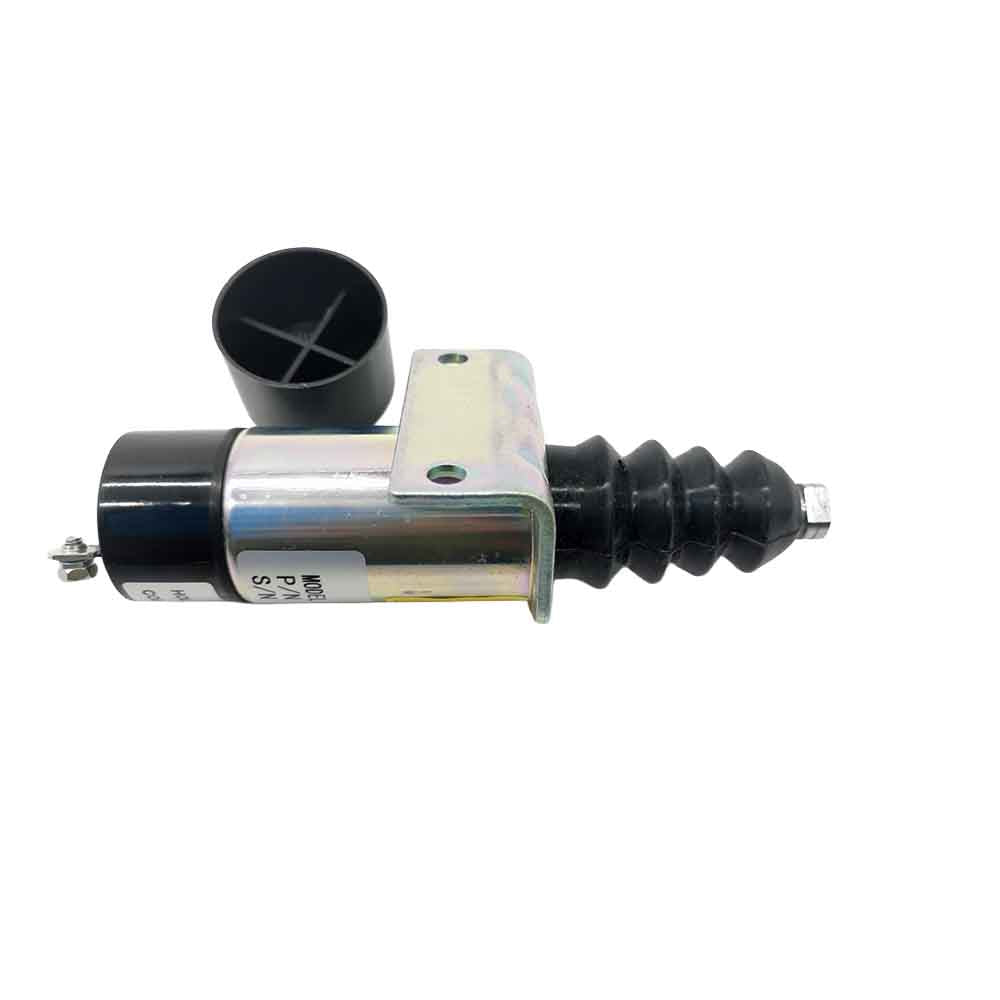 Aftermarket Woodward 1502ES-12C2U1B1S1 12V Fuel Stop Solenoid for Engine