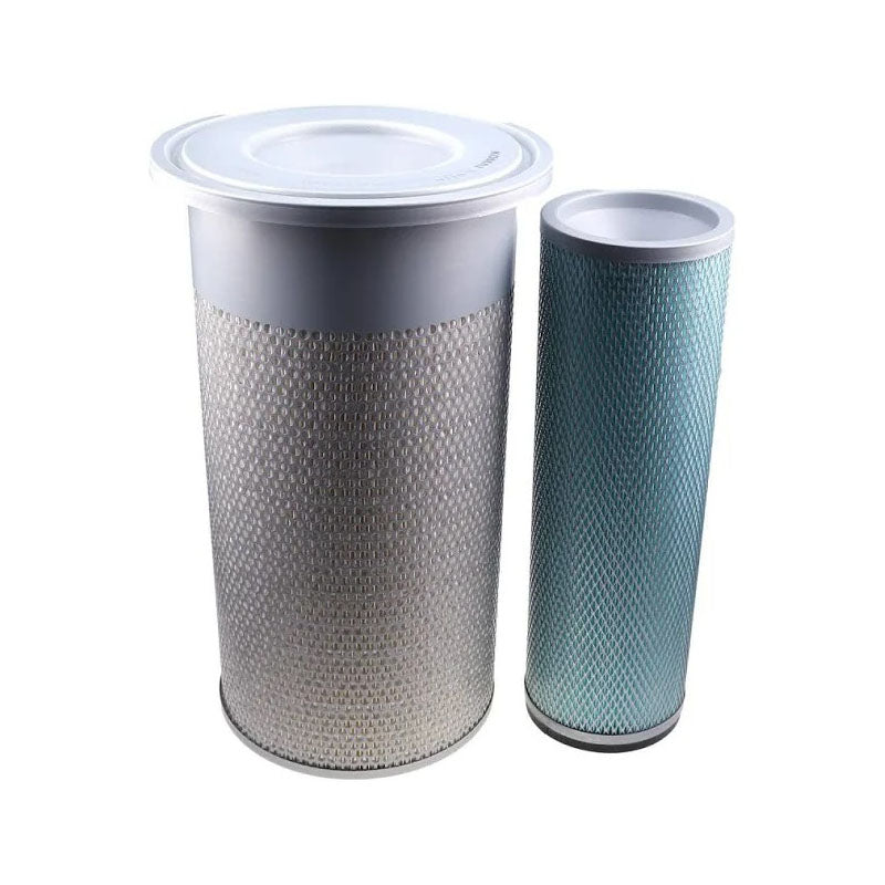 Ail Filter Set 600-181-6820 600-181-6740 for Komatsu Engine 4D95S-W-1 S6D102E-1 S6D105-1 Wheel Loader WA150-3 WA180-3 WA250-3 WA320 - KUDUPARTS