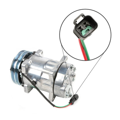12V 1PK 125mm SD7H13 A/C Compressor 8946 for Volvo Excavator