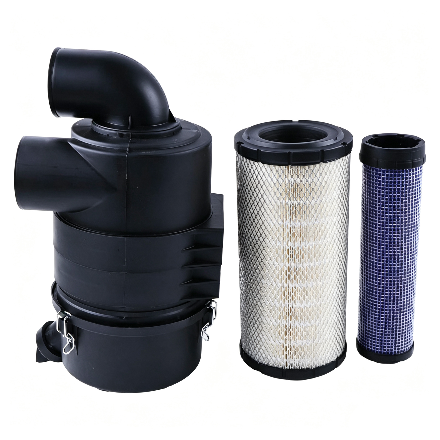 Air Cleaner Assembly AT186281 for John Deere Engine 4045 Loader 310G 310SG 310SJ 310SJTC 310TJ 315SG 315SJ 325J 410G 410J