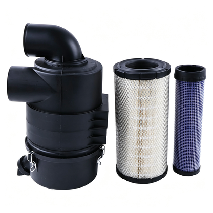 Air Cleaner Assembly AT186281 for John Deere Engine 4045 Loader 310G 310SG 310SJ 310SJTC 310TJ 315SG 315SJ 325J 410G 410J
