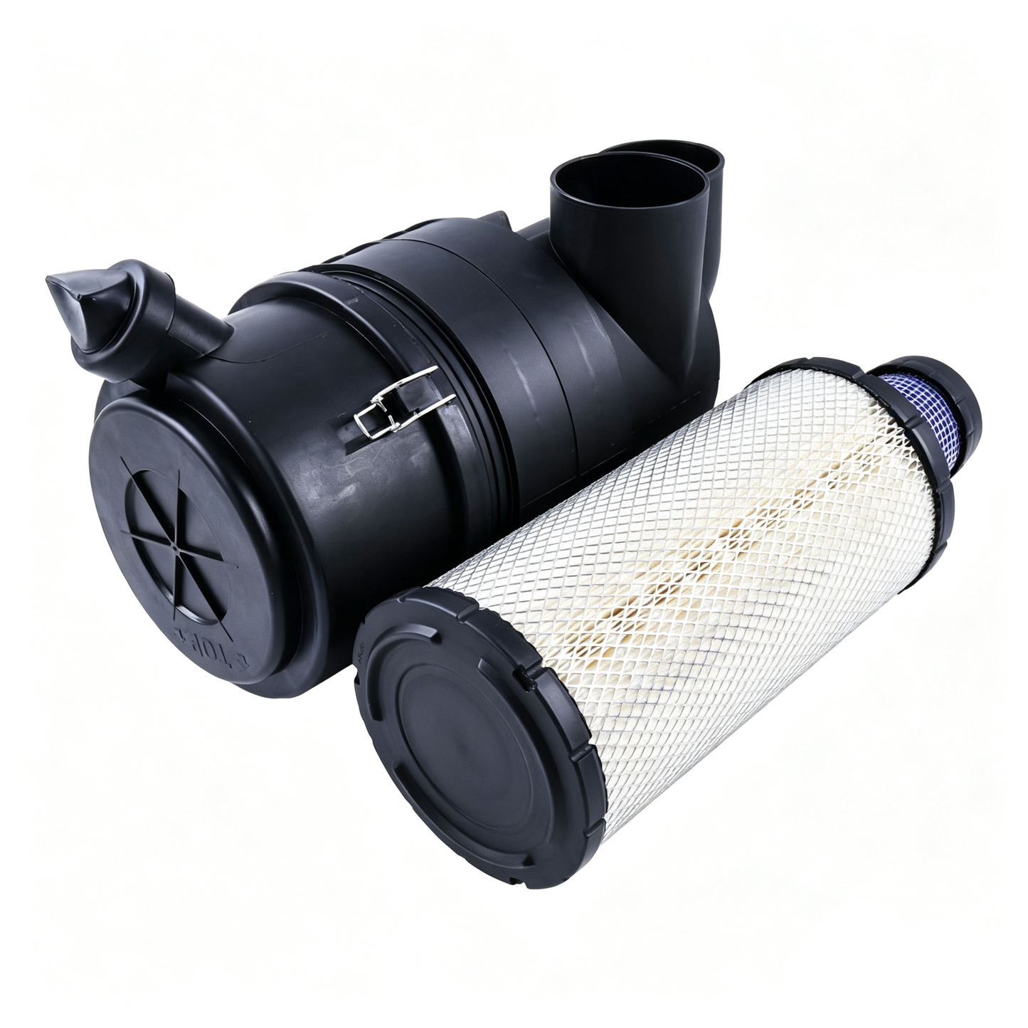 Air Cleaner Assembly AT186281 for John Deere Engine 4045 Loader 310G 310SG 310SJ 310SJTC 310TJ 315SG 315SJ 325J 410G 410J