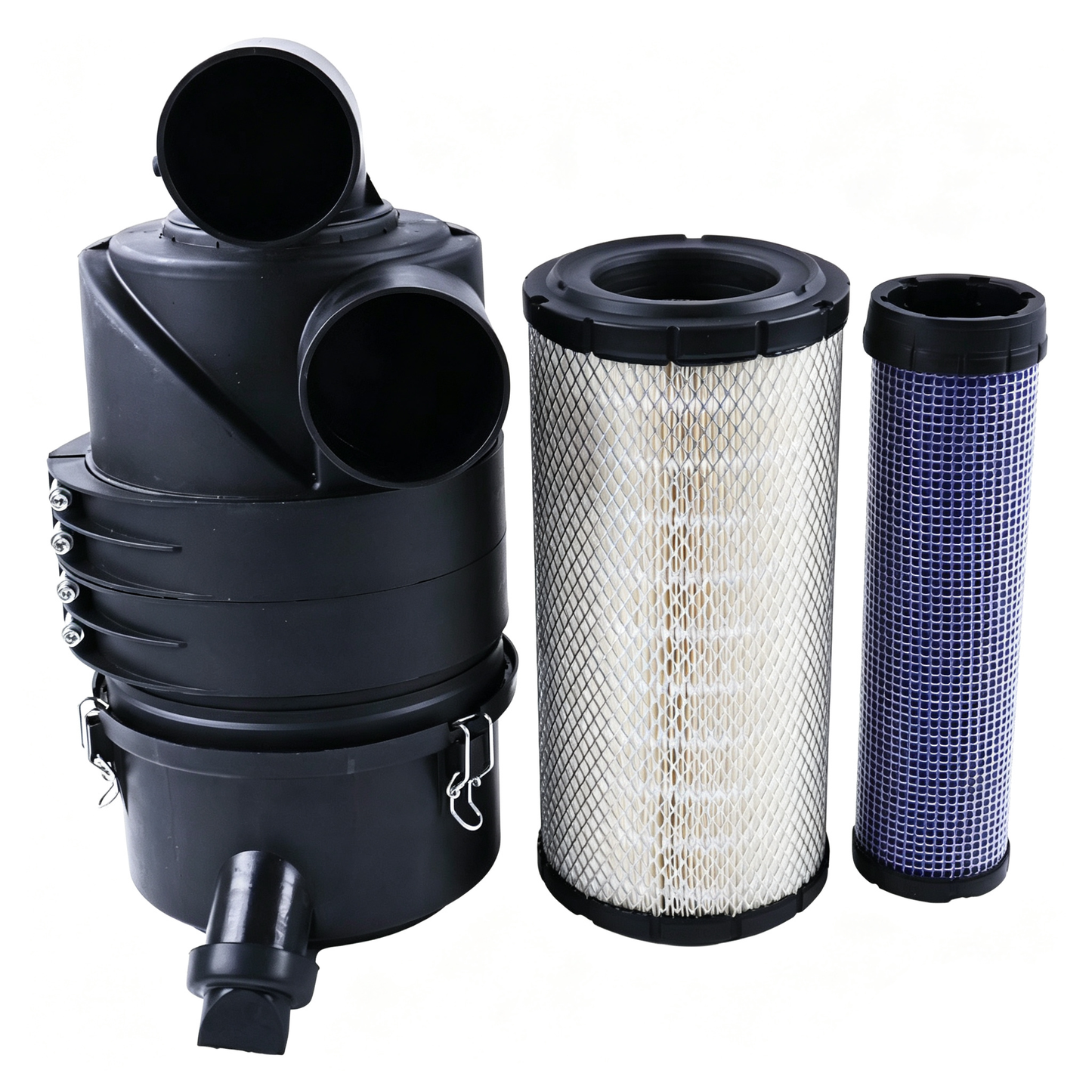 Air Cleaner Assembly AT186281 for John Deere Engine 4045 Loader 310G 310SG 310SJ 310SJTC 310TJ 315SG 315SJ 325J 410G 410J