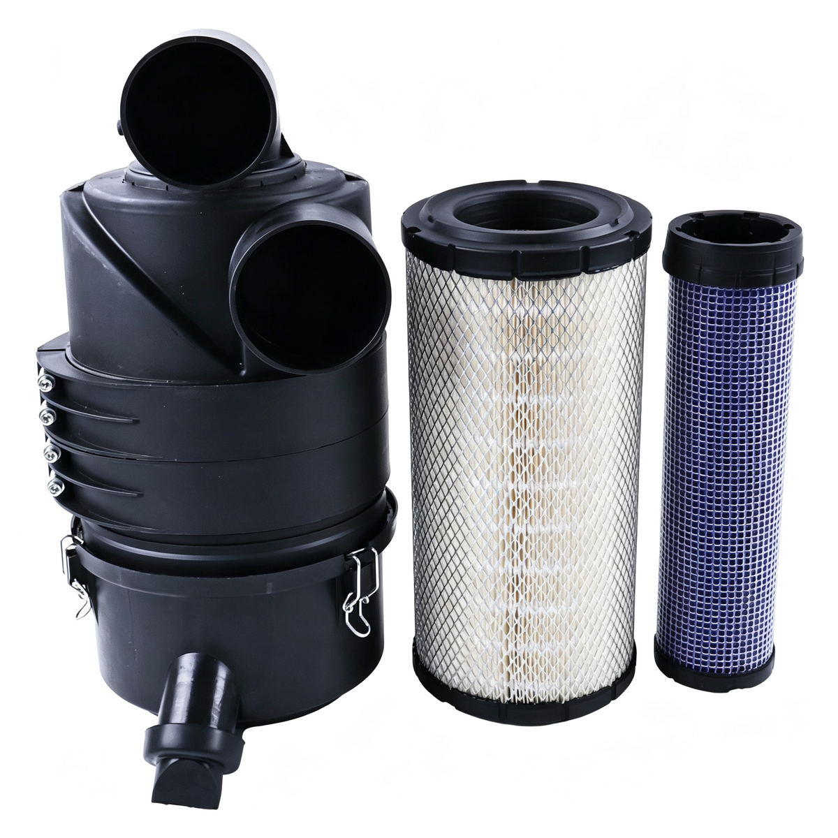 Air Cleaner Assembly AT186281 for John Deere Engine 4045 Loader 310G 310SG 310SJ 310SJTC 310TJ 315SG 315SJ 325J 410G 410J