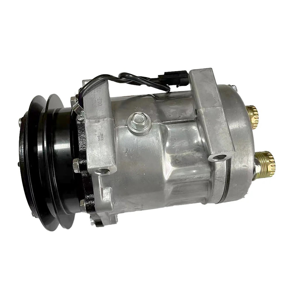 SD7H15 Air Conditioning Compressor 84159489 for CASE Backhoe Loader 580N 580SN 590SN 580SN WT