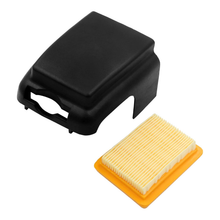 Air Filter & Cover 4134 141 0500 for Stihl Trimmer FS120 FS200 FS250 FS300 FS350 FR350 FR450 FR480 HT250 BT120C BT121 SP200 - KUDUPARTS