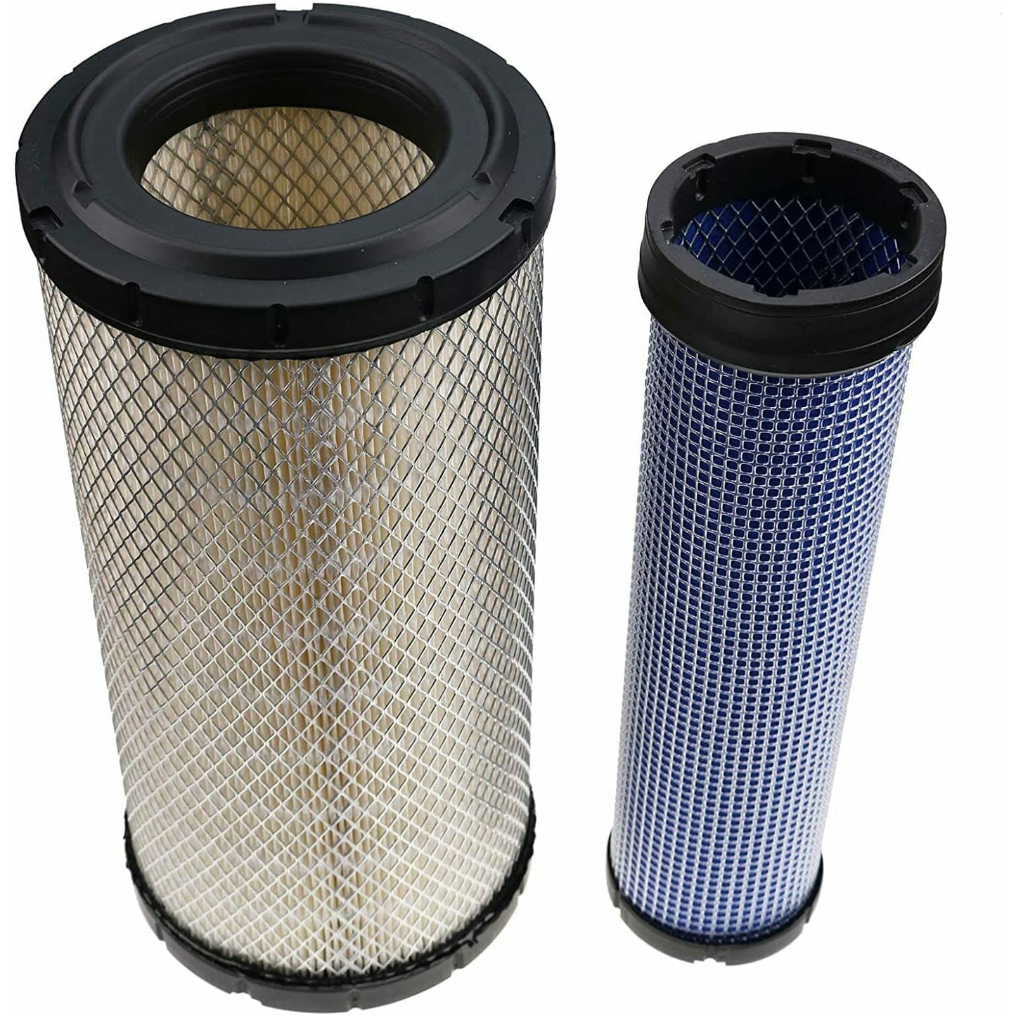 Air Filters Set 222421A1 222422A1 AT171853 AT171854 for CASE New Holland Kubota Caterpillar CAT John Deere Komatsu Ford - Replaces Donaldson P829333 P828889