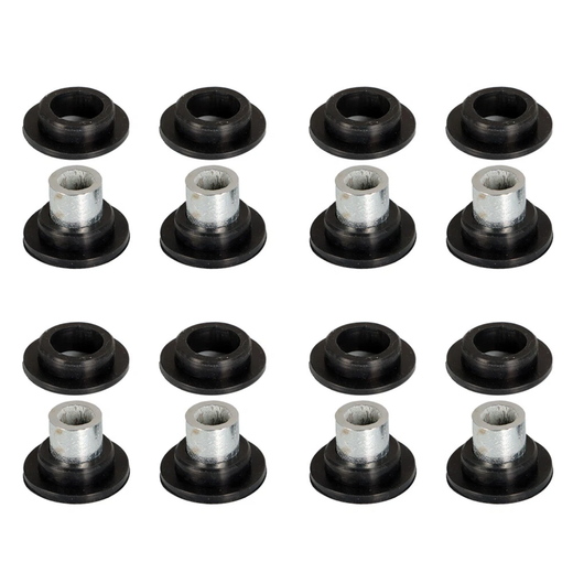 All 4 Shock Bushing Bearing Sleeve Kit for Arctic Cat 250 300 400 500 650 700 - KUDUPARTS