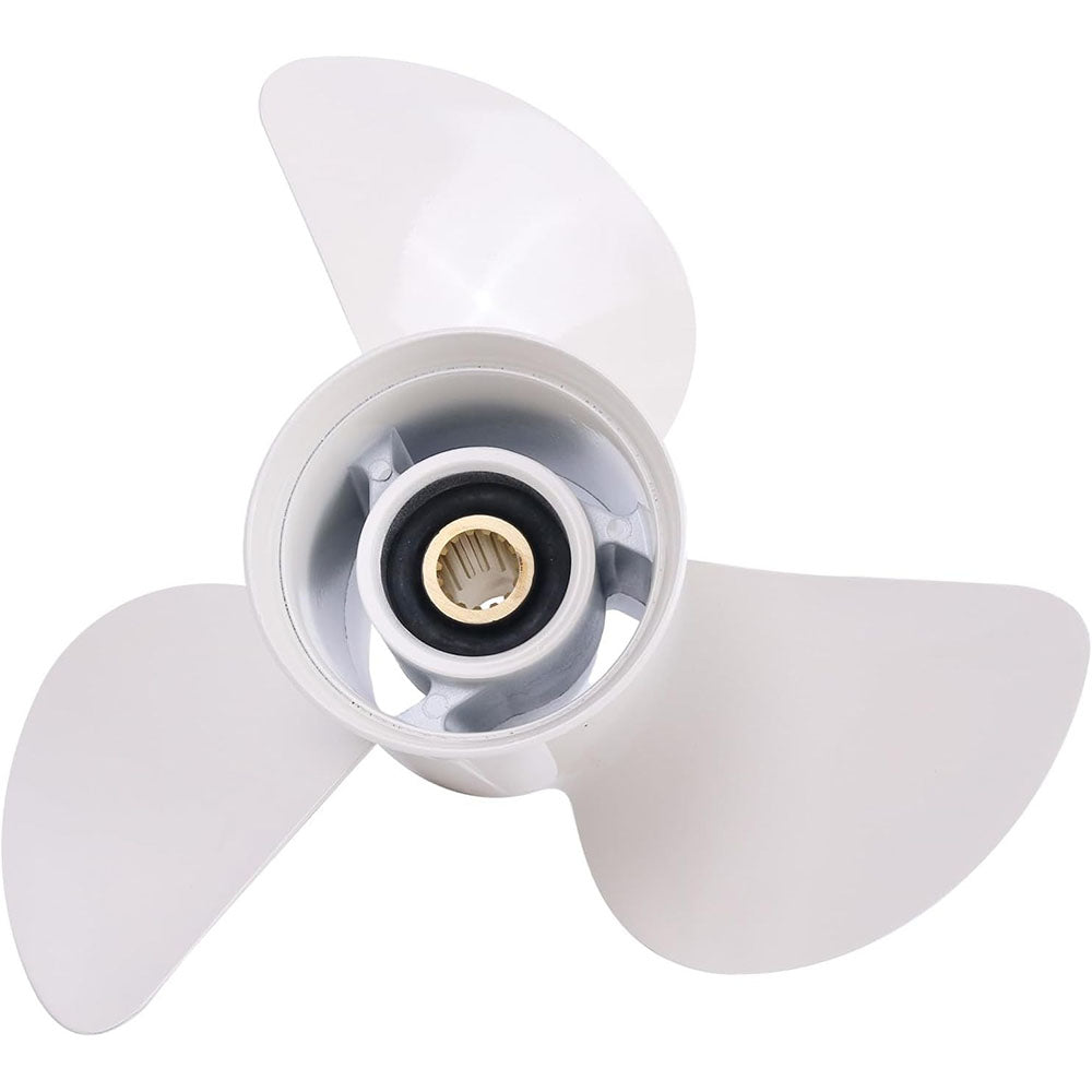 Aluminum Propeller 6G5-45947-01-00 for Yamaha Z175 Z150 Z200 2.6L VMAX V250 Spline 250 - KUDUPARTS