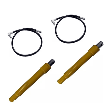 Angled Cylinder Rams and Hoses Kit 21856C 1304005 for Meyer Snow Plow - KUDUPARTS