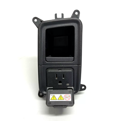 Auxillary Power Outlet Bezel 1WP34DX9AA for Dodge Ram 1500 Classic 2500 3500 3.0L 3.6L V6 4.7L 5.7L 6.4L V8 6.7L L6 2013-2024