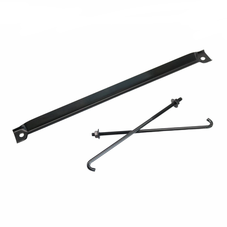 Battery Hold Down Clamp Bracket Kit 74453-60060 74451-60040 for Toyota Land Cruiser 1990-1999 - KUDUPARTS
