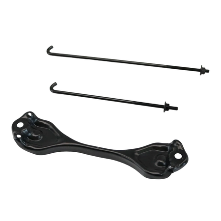 Battery Hold Down Clamp Kit 74481-26020 74451-35090 for Toyota 03-24 4Runner Lexus GX470 - KUDUPARTS