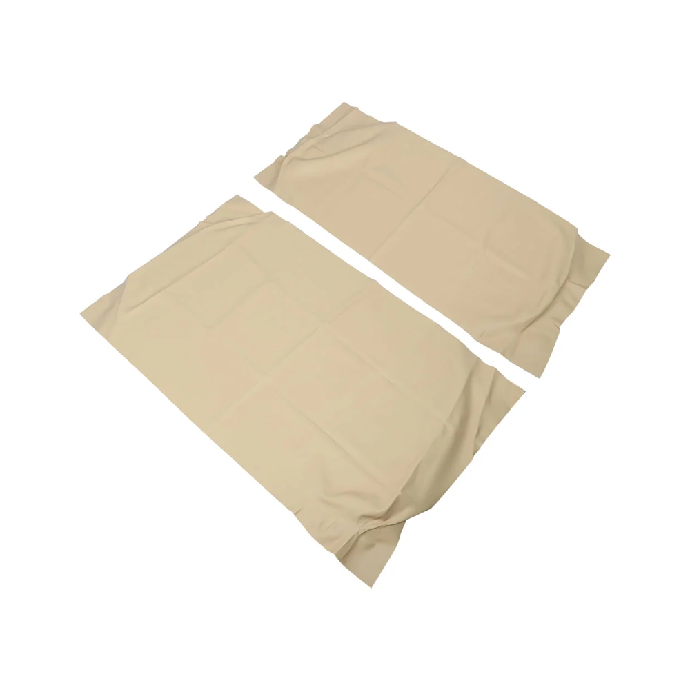 Beige Front Seat Cushion Cover Set for Club Car DS 2000.5-Up Golf Cart
