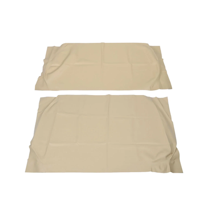 Beige Front Seat Cushion Cover Set for Club Car DS 2000.5-Up Golf Cart