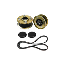Belt Synchronous 120-3335 & 2 Pieces Idler Pulley 131-4529 for Toro Exmark 30in TurfMaster HDX Walk-Behind Lawn Mower