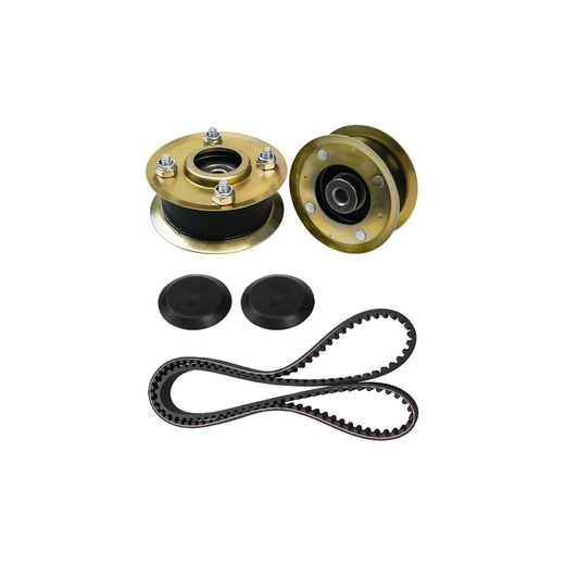 Belt Synchronous 120-3335 & 2 Pieces Idler Pulley 131-4529 for Toro Exmark 30in TurfMaster HDX Walk-Behind Lawn Mower - KUDUPARTS
