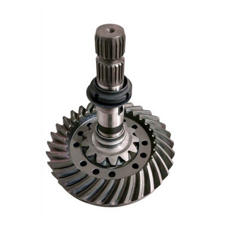 Bevel Gear Set 195210A1 for CASE Backhoe Loader 580SM 580SM+ 590L 590SM 590SL - KUDUPARTS