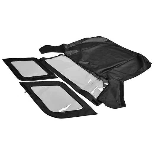 Black Convertible Soft Top IS-20203 IZU13151-145 for Isuzu Amigo Rodeo - KUDUPARTS
