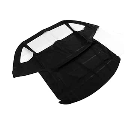 Black Convertible Soft Top MBZ1076845 MBZ1076845 for Mercedes-Benz R107 560SL 380SL - KUDUPARTS