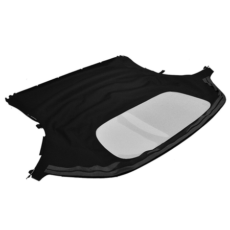 Black Convertible Soft Top PBl003 for Porsche Boxster 986 - KUDUPARTS