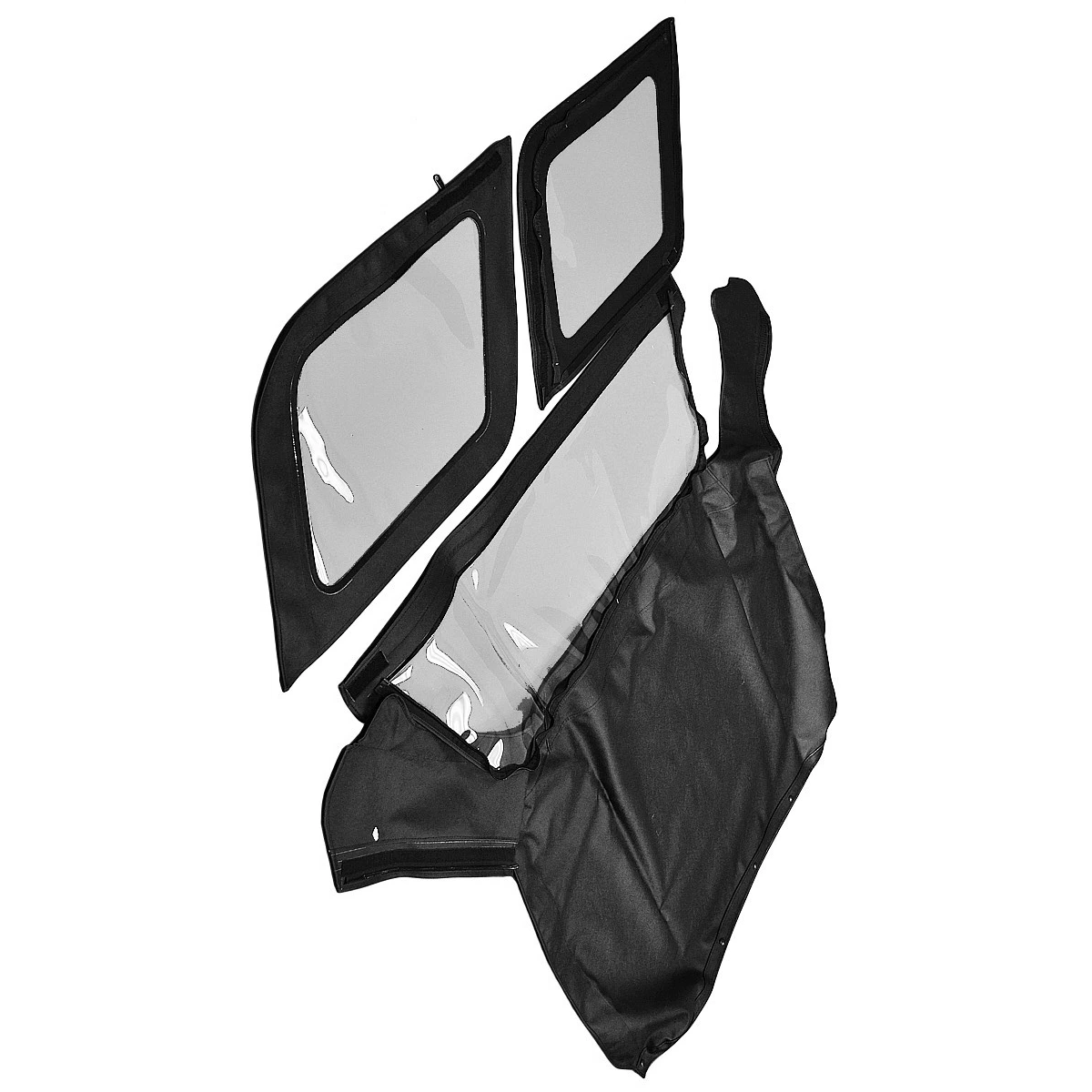 Black Convertible Soft Top T003-2993 for Kia Sportage