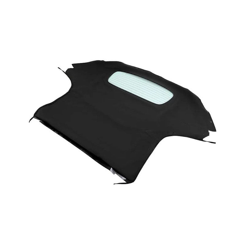 Black Convertible Soft Top With Heated Glass Window NIS-3493 for Nissan 350Z - KUDUPARTS