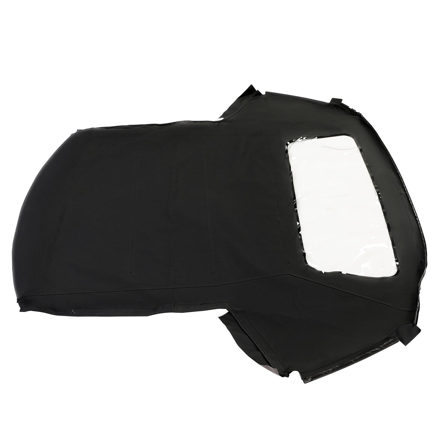 Black Convertible Soft Top With Plastic Window BMW30646 54310006432 for BMW 3-Series E30