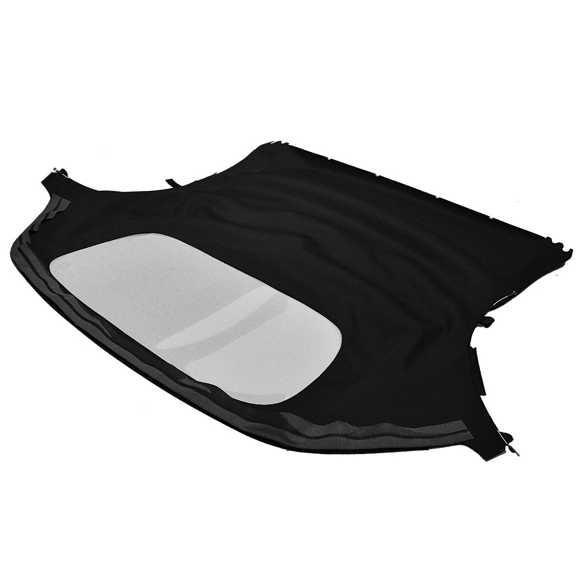 Black Convertible Soft Top With Plastic Window COR86989 COR0003 for Chevrolet Corvette - KUDUPARTS