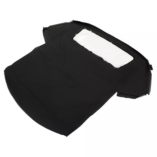 Black Convertible Soft Top With Plastic Window COR86989 COR0003 for Chevrolet Corvette - KUDUPARTS