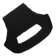 Black Convertible Soft Top w DOT Approved Plastic Window MUS51511 for Ford Mustang 1983-1993