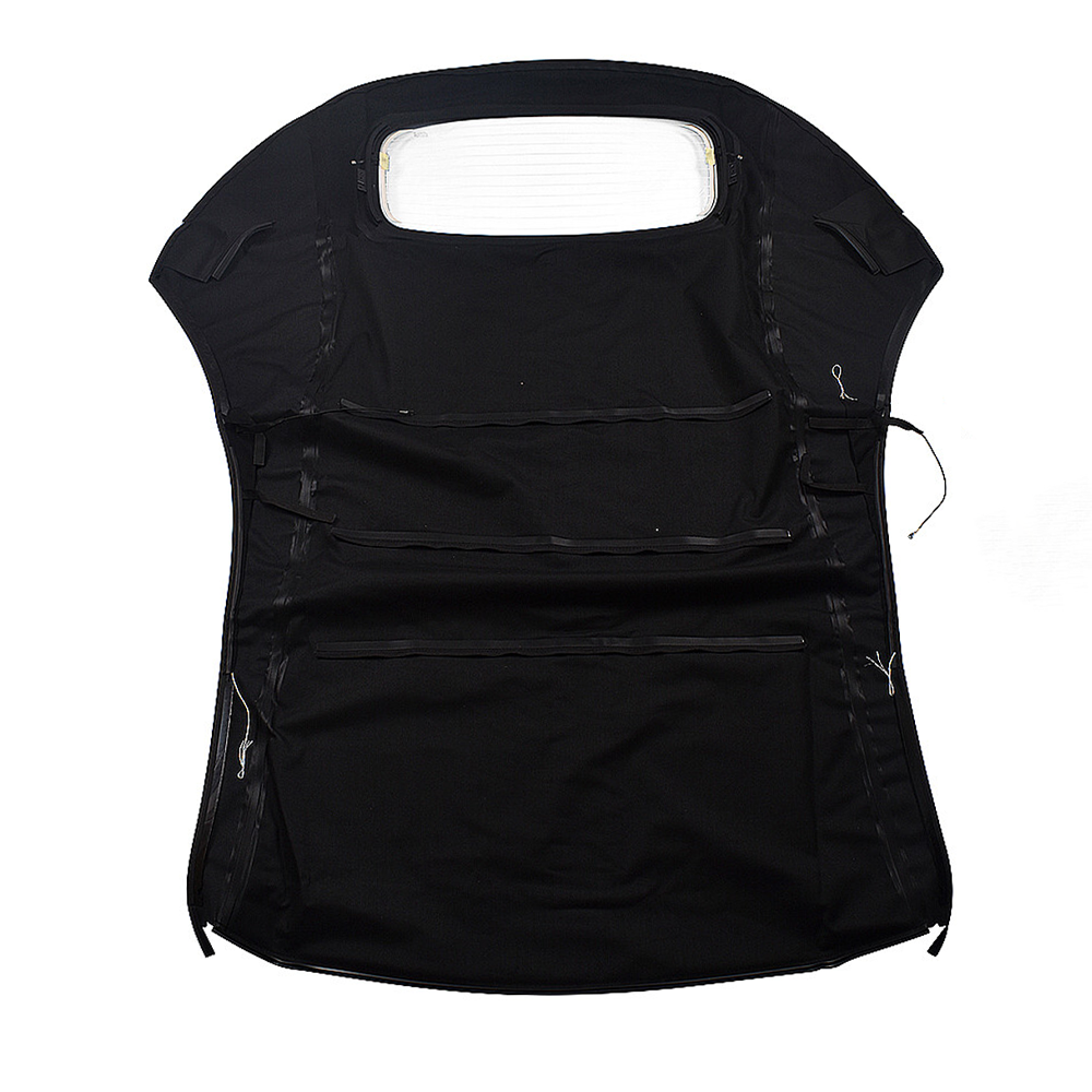 Black Convertible Soft Top wDOT Appv Window VW-440-3V for Volkswagen VW Beetle 2003-2010