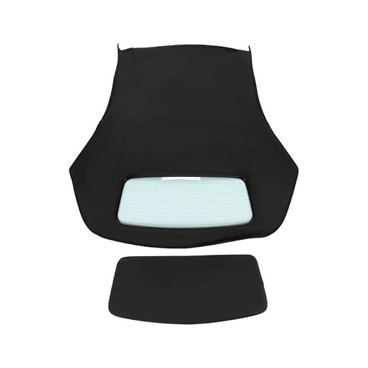 Black Convertible Soft Top w Glass Window 10-18-MIA-003R MA1003-2 for Mazda Miata 1990-1997 1999-2005 - KUDUPARTS