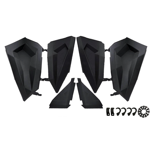 Black Lower Door Insert Panel 2879942 for Polaris RZR XP 4 900 XP 4 1000 XP4 Turbo 2014-2023 - KUDUPARTS