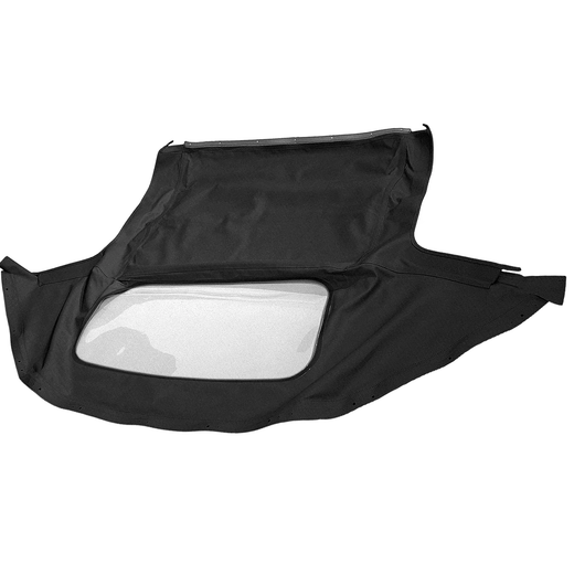 Black Plastic Window Convertible Soft Top MA13545 MA011-332 MA13PC for Mazda Miata - KUDUPARTS