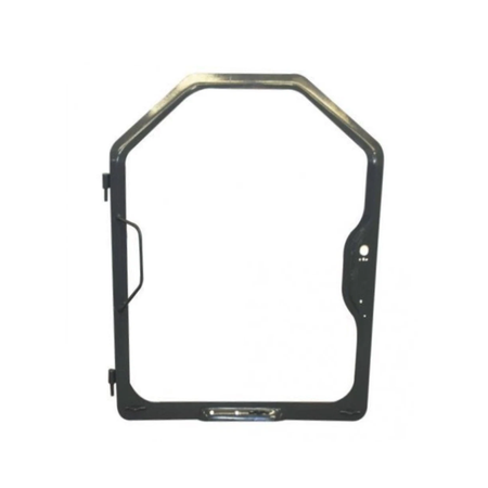Cab Door Frame 7109665 for Bobcat Loader S160 S175 S185 S205 S220 S250 S300 773 763 753 863 864 - KUDUPARTS