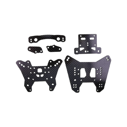 Carbon Fiber Shock Tower Kit BQNA32066PC for Arrma Fireteam RC Car 6S BLX EXB
