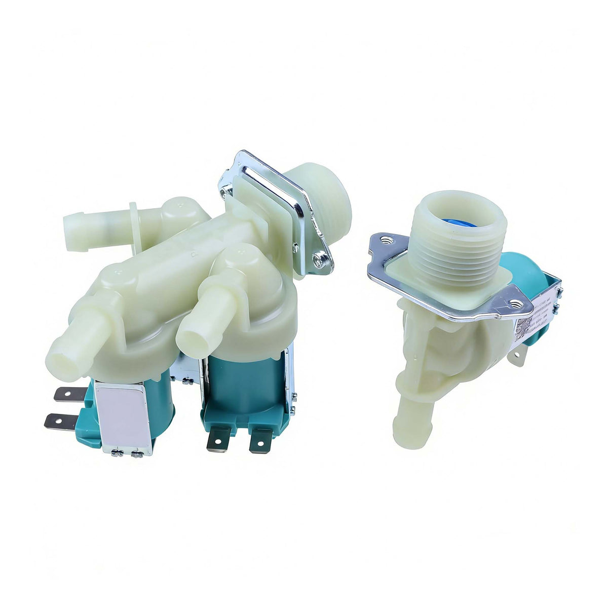 Cold & Hot Washer Water Inlet Valve 1268123 5220FR2006H for LG & Kenmore 5221ER1003A 5220FR2006L 5221ER1003C 5220FR2006Q 5221ER1003D - KUDUPARTS