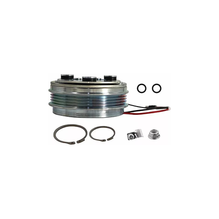 Compressor Clutch Set 38900-P2R-A01 38810-P06-A05 for Honda Civic CR-V - KUDUPARTS