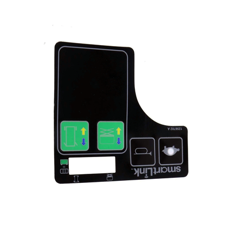 Control Box Decal 1256702GT for Genie GS-1530 GS-1532 GS-1930 GS-2032 GS-2046 GS-3246 - KUDUPARTS