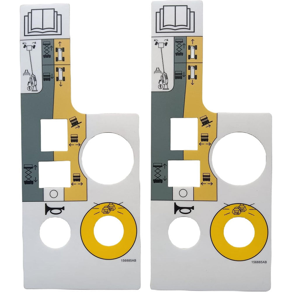 Control Box Decal 156885 for Skyjack Electric Scissor Lift SJIII3215 SJIII3219 SJIII3220 SJIII3226 SJIII4620 SJIII4626 SJIII4632 SJIII4740 - KUDUPARTS