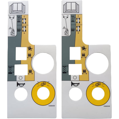 Calcomanía de caja de control 156885AB para elevador Skyjack SJIII3215 SJIII 3220