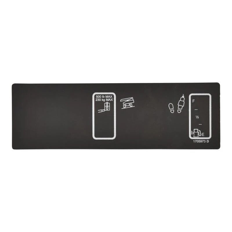 Control Panel Decal 1705973 for JLG Boom Lift 1100SJP 1200SJP 1350SJP 1500SJ 1850SJ 1250AJP 340AJ - KUDUPARTS