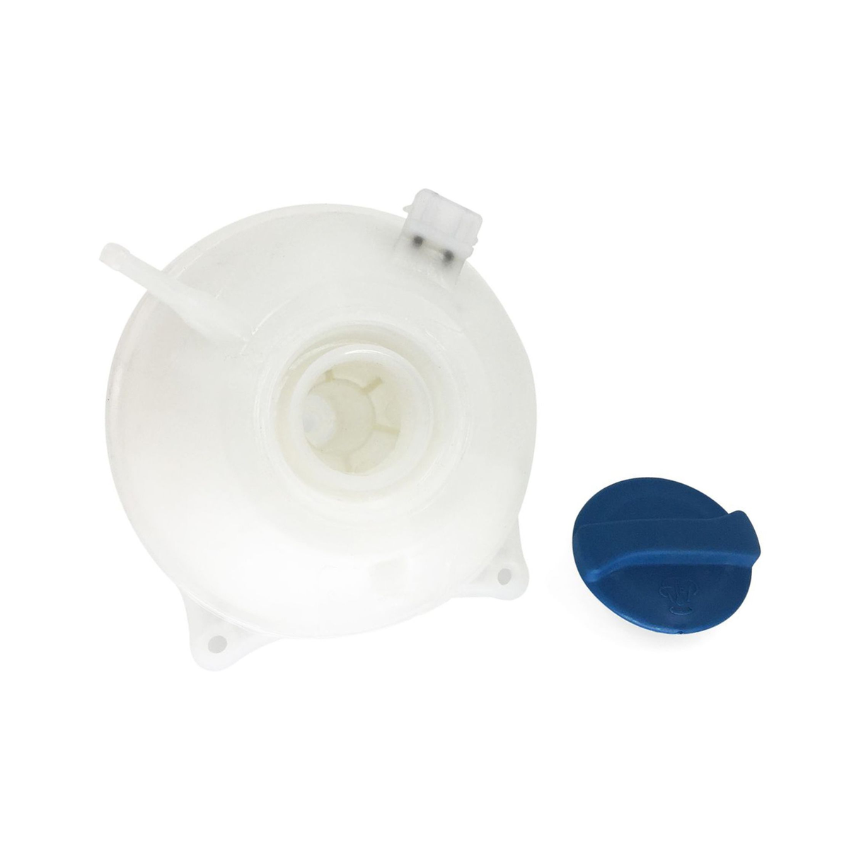 Coolant Expansion Overflow Tank with Cap Sensor 1H0121407A for Volkswagen Cabrio Golf Jetta Passat Seat Cordoba - KUDUPARTS
