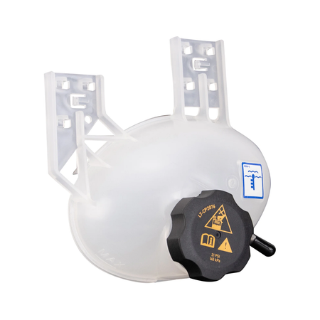 Coolant Expansion Tank with Cap 68327756AA for Jeep 2014-2021 Renegade 2017-2022 Compass Flat 2014-2021 500X - KUDUPARTS