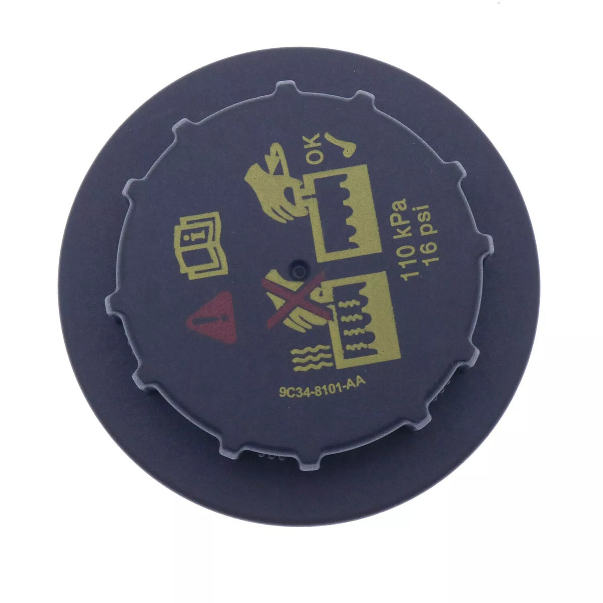 Coolant Tank Cap 6733429 for Bobcat S130 S150 S160 S175 S185 S205 S220, S250 Ship to US - KUDUPARTS