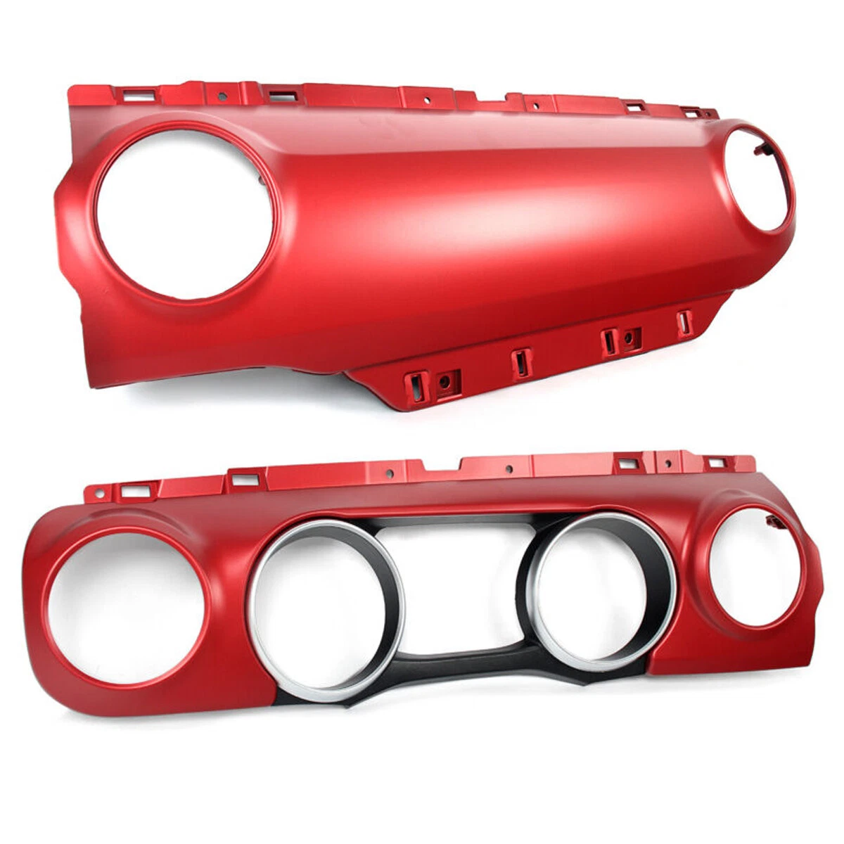 Dashboard Panel Trim Kit Rubicon Red 6AB21SRRAA 6AB28SRRAD for Jeep Wrangler JL 2018-2023 Gladiator 2020-2023 - KUDUPARTS