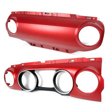 Kit de garniture de tableau de bord Rubicon rouge 6AB21SRRAA 6AB28SRRAD pour Jeep Wrangler JL 2018-2023 Gladiator 2020-2023