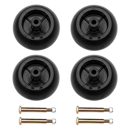 Deck Wheel Kit 753-04856A 734-03058 for Ariens Cub Cadet Excel Hustler John Deere MTD Murray Simplicity Toro Wright Mfg