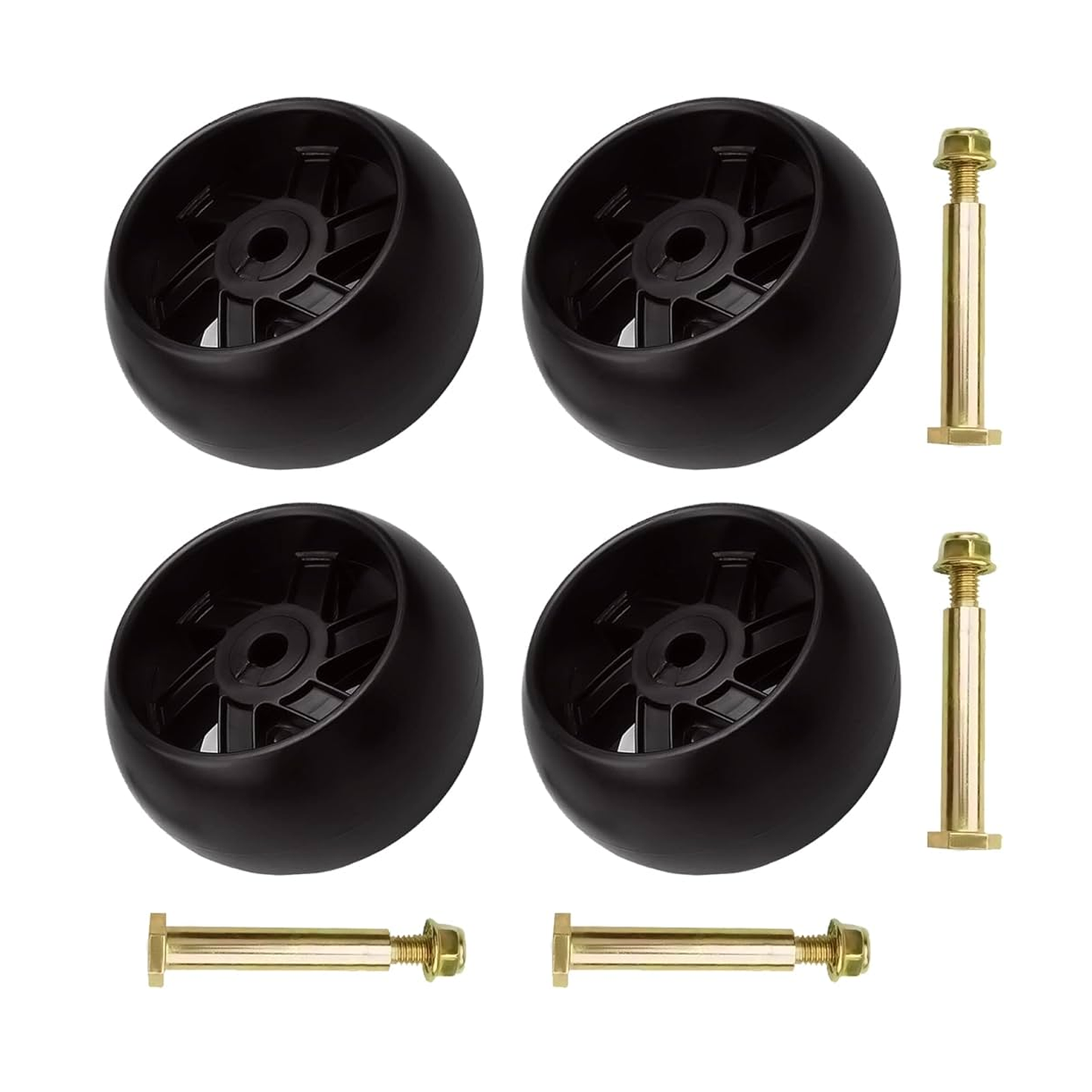 Deck Wheel Kit 753-04856A 734-03058 for Ariens Cub Cadet Excel Hustler John Deere MTD Murray Simplicity Toro Wright Mfg